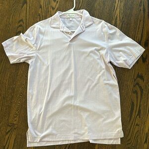 Lavender Peter Millar golf polo